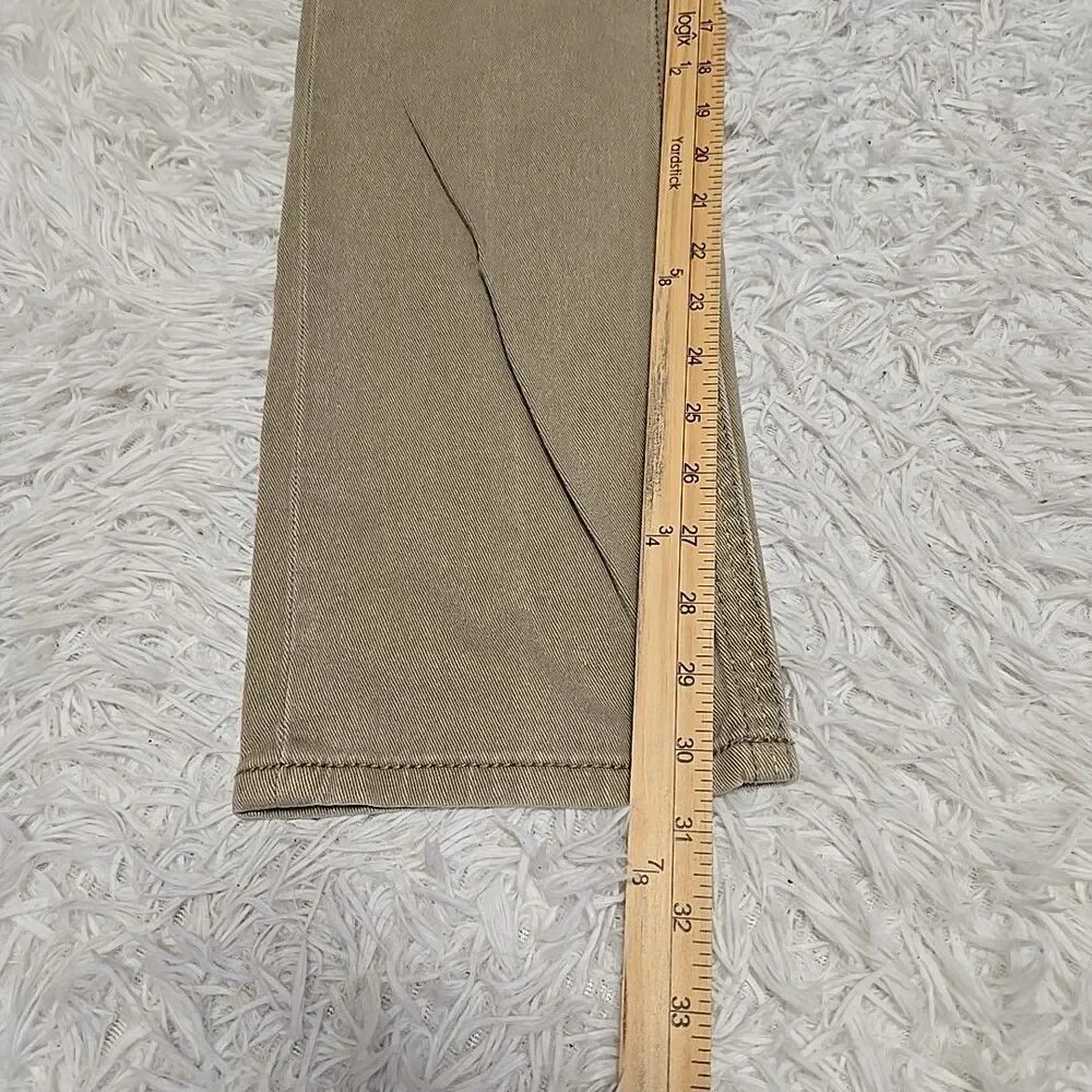 BKE Jake Jeans Mens 29R (Fits 30x30.5) Khaki Denim Straight Leg Buckle Casuals
